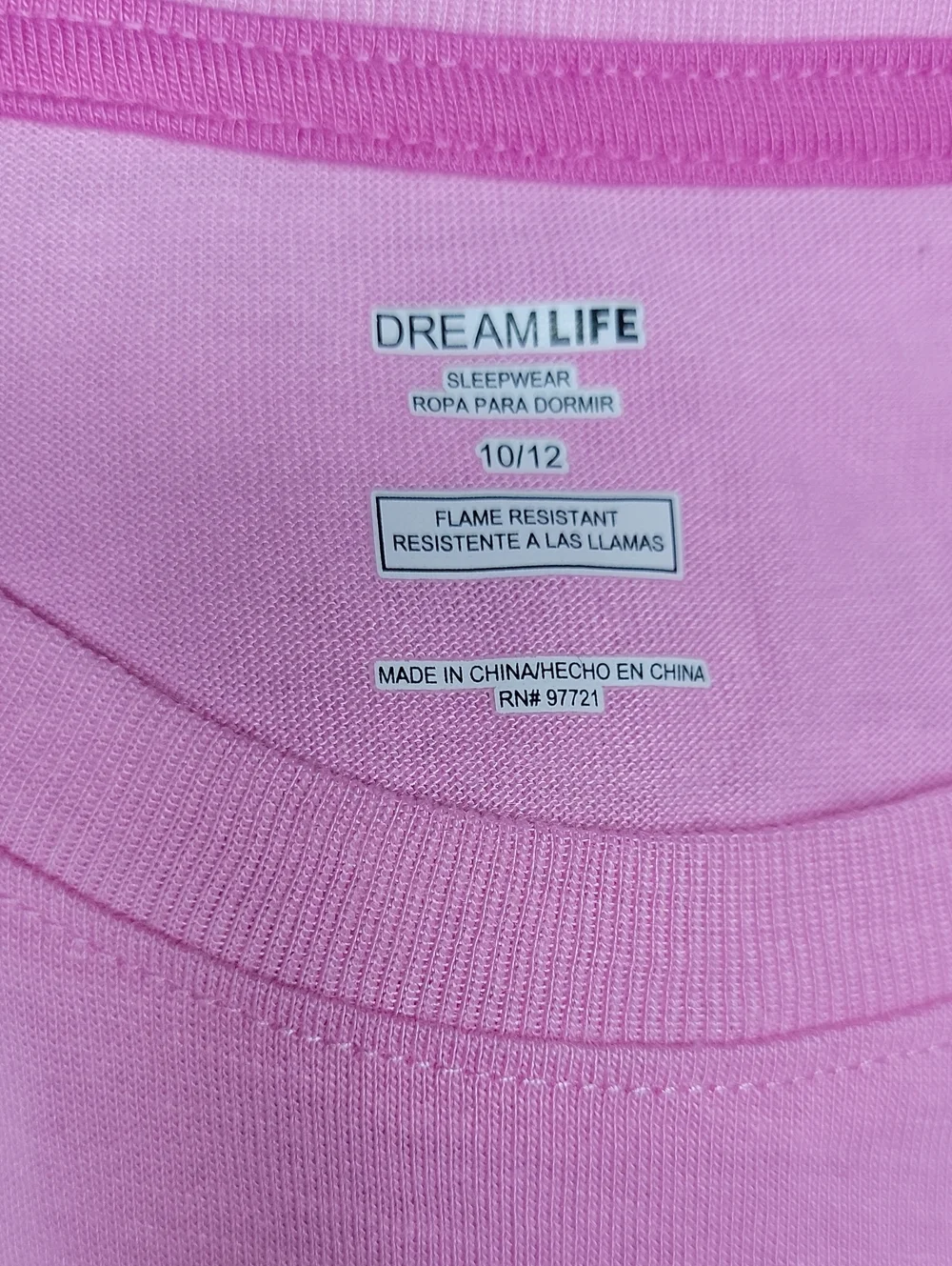DreamLife Pink 'So Berry Sweet' Girls (3pc.) Pajama Set Size: 10/12